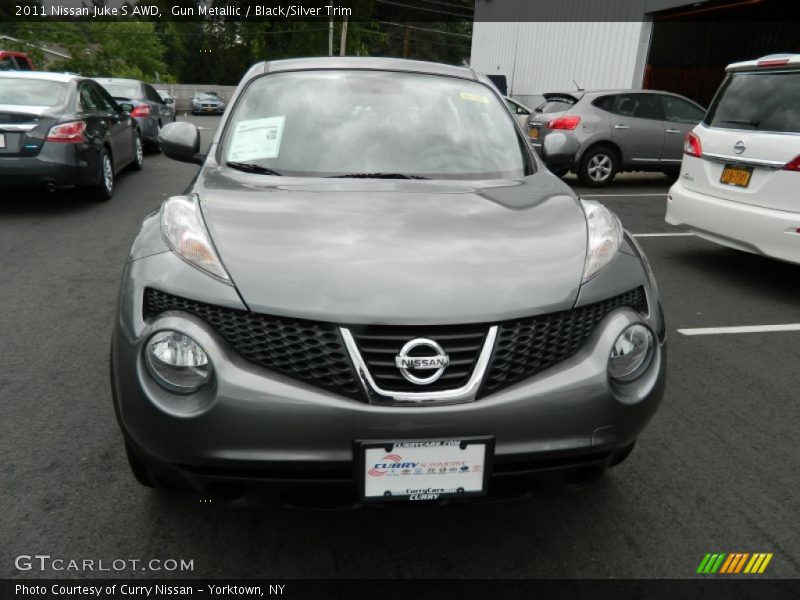 Gun Metallic / Black/Silver Trim 2011 Nissan Juke S AWD