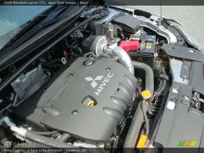 Apex Silver Metallic / Black 2008 Mitsubishi Lancer GTS