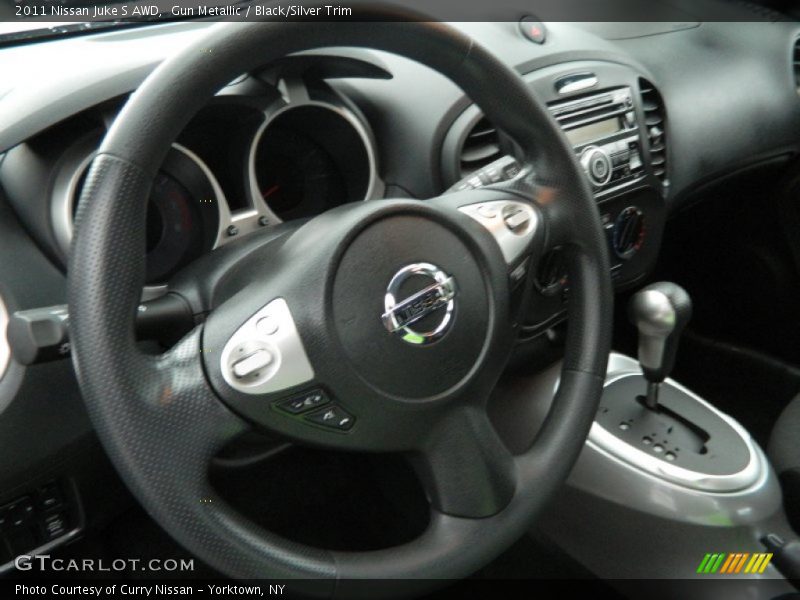 Gun Metallic / Black/Silver Trim 2011 Nissan Juke S AWD