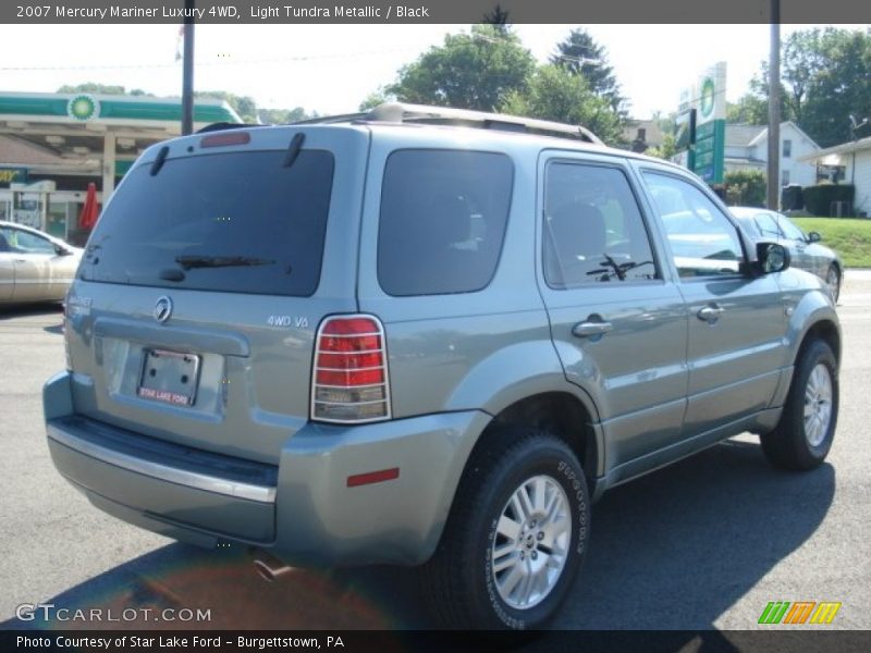 Light Tundra Metallic / Black 2007 Mercury Mariner Luxury 4WD
