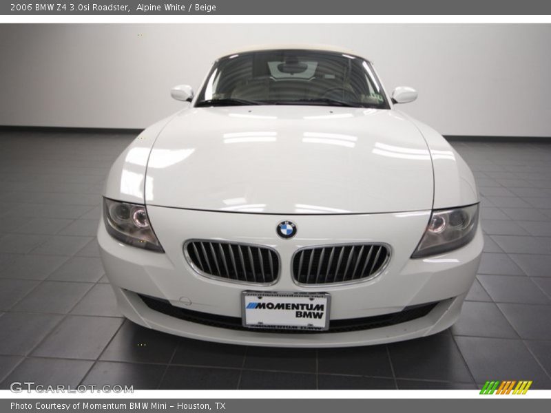 Alpine White / Beige 2006 BMW Z4 3.0si Roadster