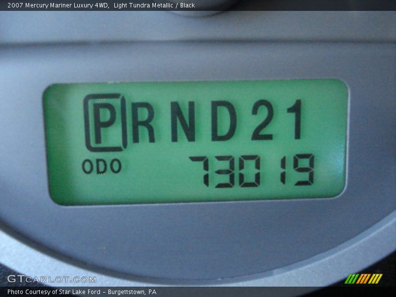 Light Tundra Metallic / Black 2007 Mercury Mariner Luxury 4WD