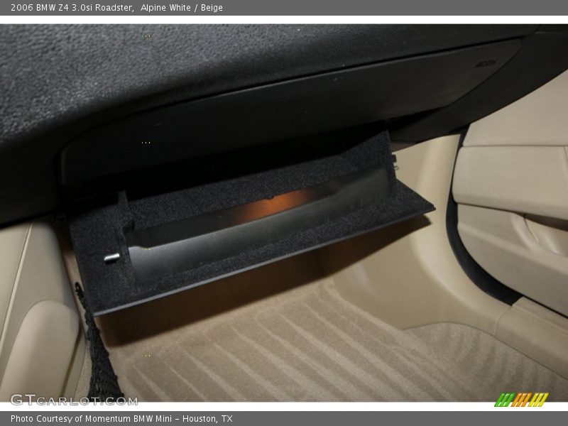 Alpine White / Beige 2006 BMW Z4 3.0si Roadster