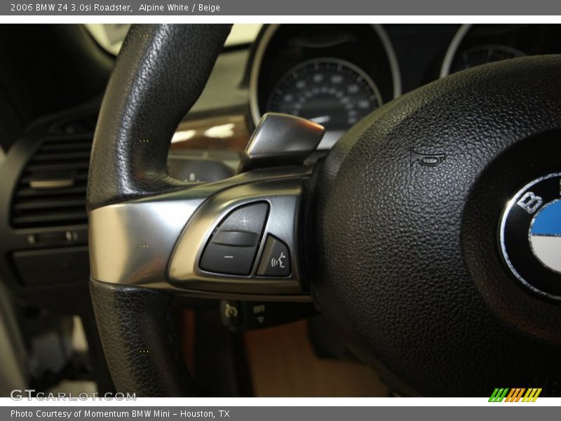 Alpine White / Beige 2006 BMW Z4 3.0si Roadster