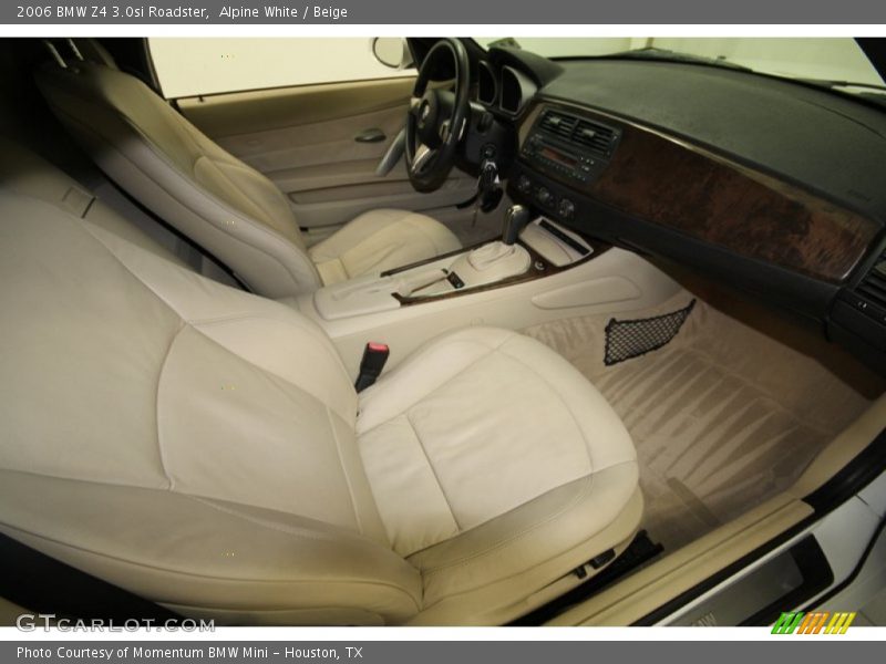 Alpine White / Beige 2006 BMW Z4 3.0si Roadster