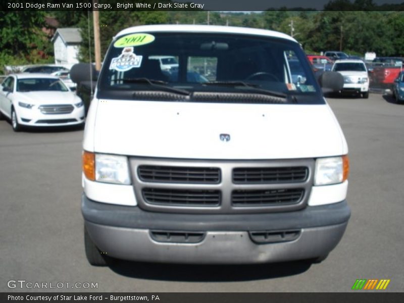 Bright White / Dark Slate Gray 2001 Dodge Ram Van 1500 Cargo