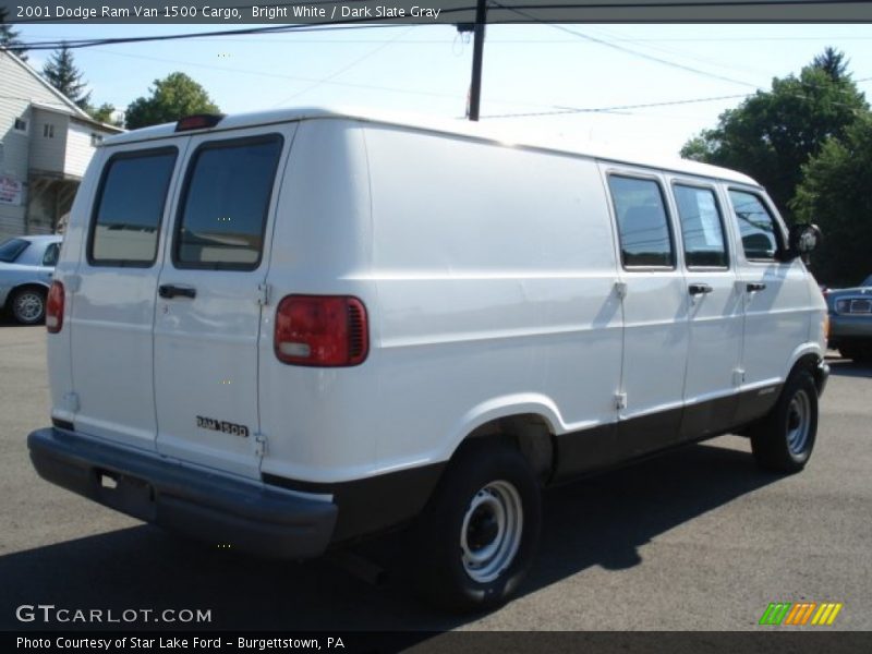 Bright White / Dark Slate Gray 2001 Dodge Ram Van 1500 Cargo