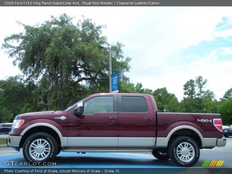  2009 F150 King Ranch SuperCrew 4x4 Royal Red Metallic