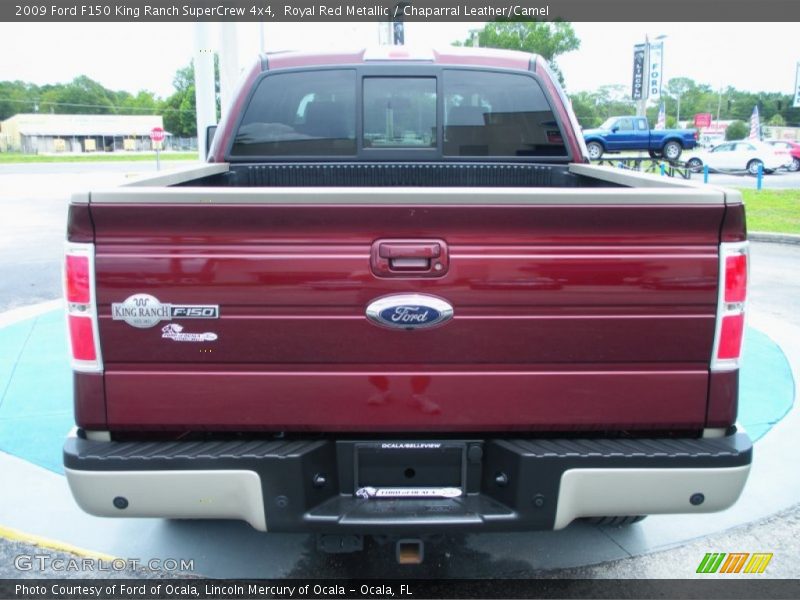 Royal Red Metallic / Chaparral Leather/Camel 2009 Ford F150 King Ranch SuperCrew 4x4
