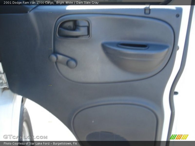 Bright White / Dark Slate Gray 2001 Dodge Ram Van 1500 Cargo