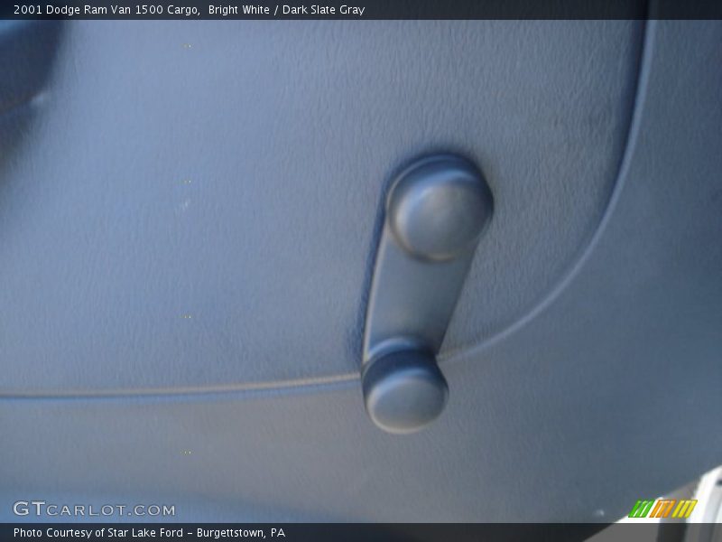 Bright White / Dark Slate Gray 2001 Dodge Ram Van 1500 Cargo