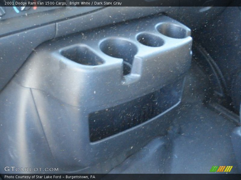 Bright White / Dark Slate Gray 2001 Dodge Ram Van 1500 Cargo