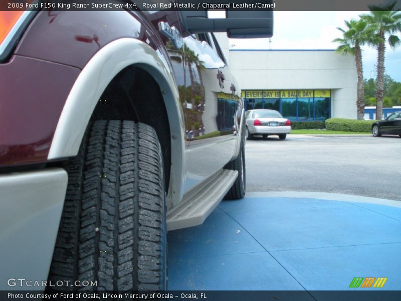 Royal Red Metallic / Chaparral Leather/Camel 2009 Ford F150 King Ranch SuperCrew 4x4