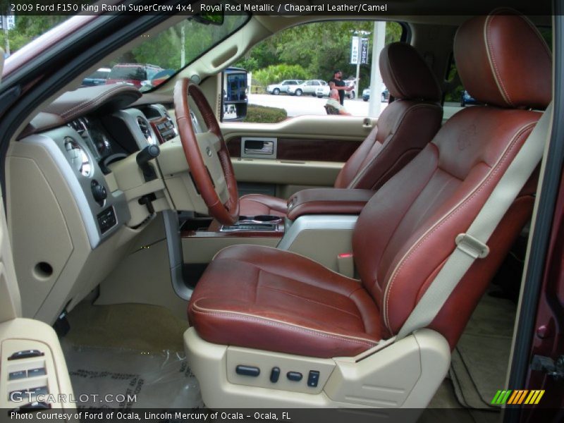 Front Seat of 2009 F150 King Ranch SuperCrew 4x4