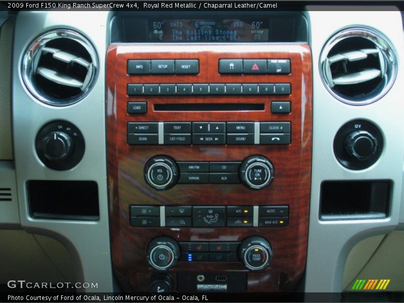 Royal Red Metallic / Chaparral Leather/Camel 2009 Ford F150 King Ranch SuperCrew 4x4