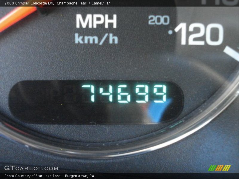 Champagne Pearl / Camel/Tan 2000 Chrysler Concorde LXi