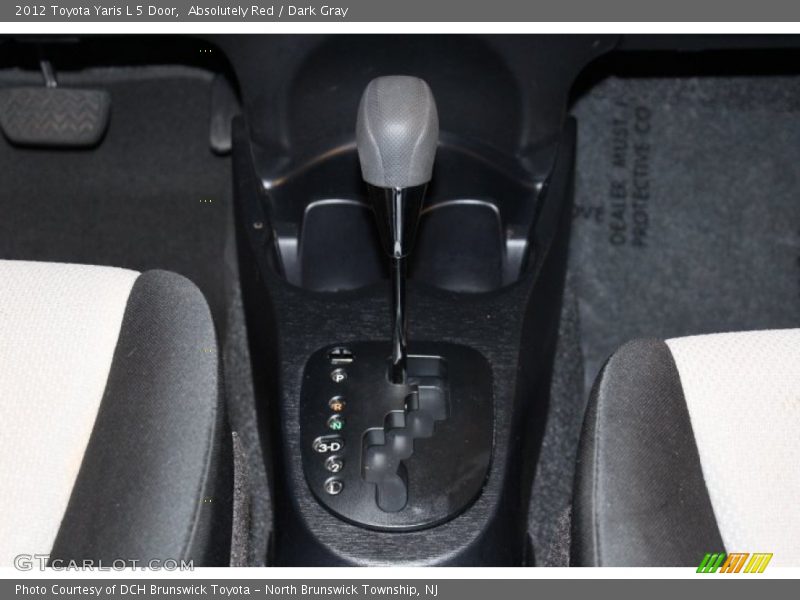 Absolutely Red / Dark Gray 2012 Toyota Yaris L 5 Door