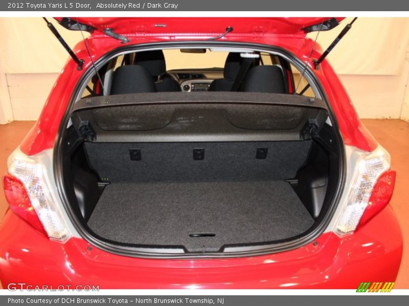 Absolutely Red / Dark Gray 2012 Toyota Yaris L 5 Door