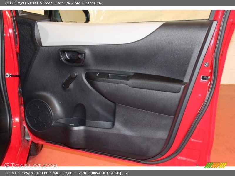 Absolutely Red / Dark Gray 2012 Toyota Yaris L 5 Door