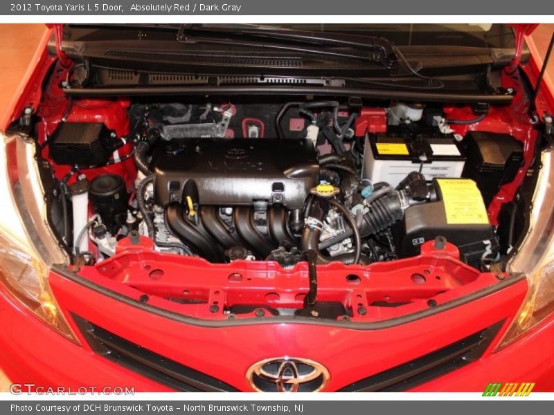 Absolutely Red / Dark Gray 2012 Toyota Yaris L 5 Door