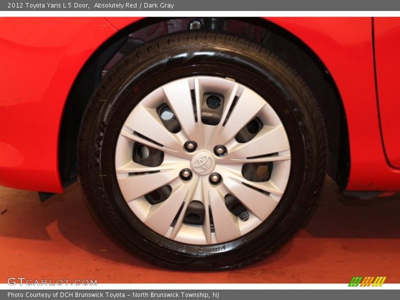 Absolutely Red / Dark Gray 2012 Toyota Yaris L 5 Door