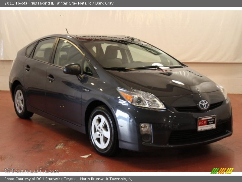 Winter Gray Metallic / Dark Gray 2011 Toyota Prius Hybrid II