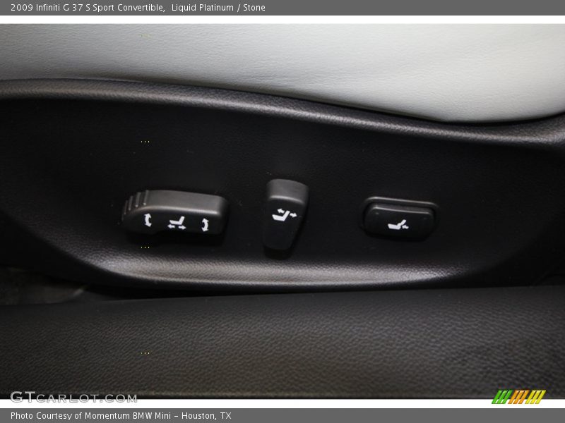 Liquid Platinum / Stone 2009 Infiniti G 37 S Sport Convertible