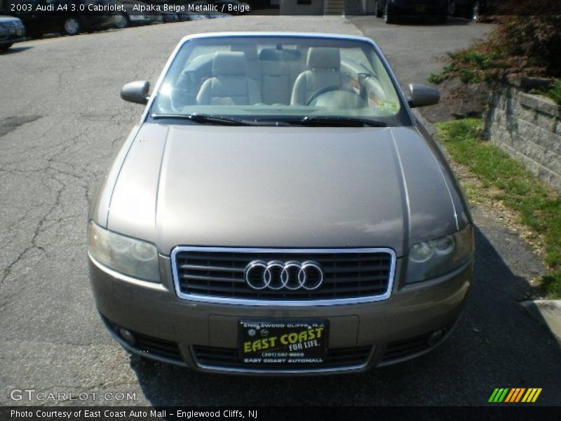 Alpaka Beige Metallic / Beige 2003 Audi A4 3.0 Cabriolet