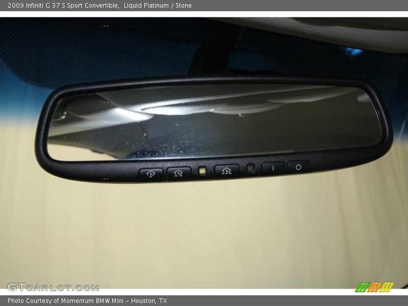 Liquid Platinum / Stone 2009 Infiniti G 37 S Sport Convertible