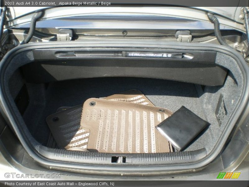 Alpaka Beige Metallic / Beige 2003 Audi A4 3.0 Cabriolet