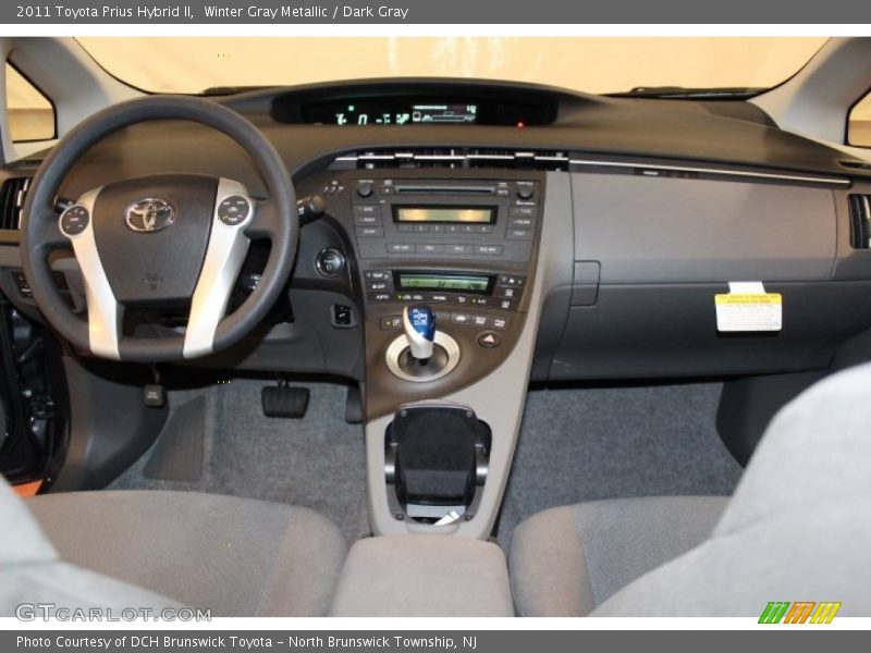 Winter Gray Metallic / Dark Gray 2011 Toyota Prius Hybrid II