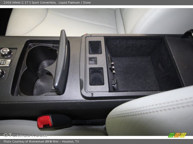 Liquid Platinum / Stone 2009 Infiniti G 37 S Sport Convertible