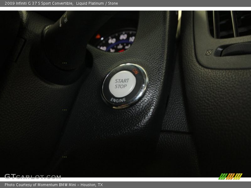 Liquid Platinum / Stone 2009 Infiniti G 37 S Sport Convertible