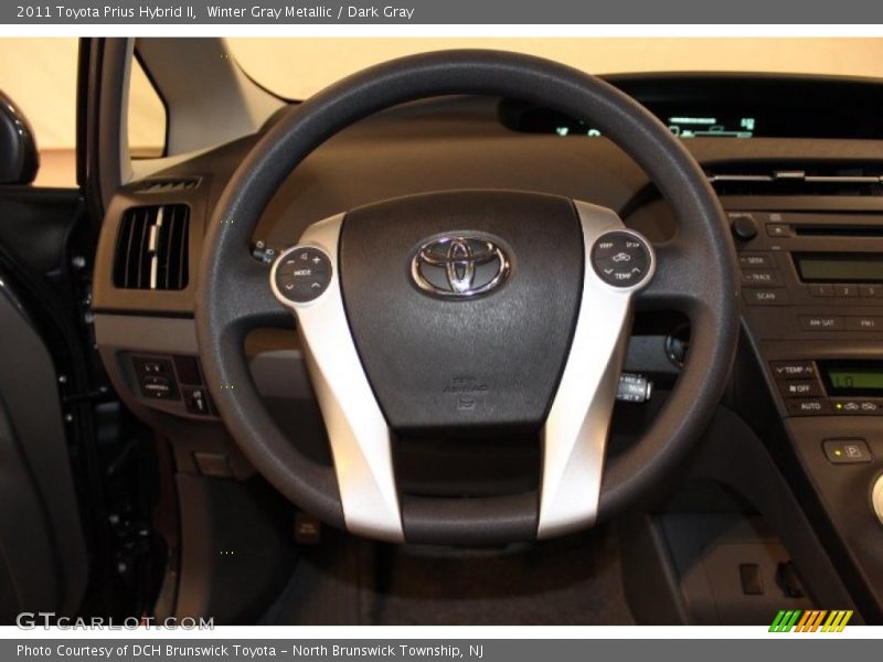 Winter Gray Metallic / Dark Gray 2011 Toyota Prius Hybrid II