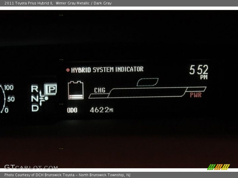 Winter Gray Metallic / Dark Gray 2011 Toyota Prius Hybrid II