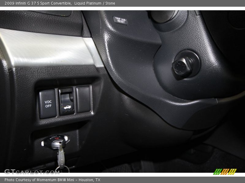 Liquid Platinum / Stone 2009 Infiniti G 37 S Sport Convertible