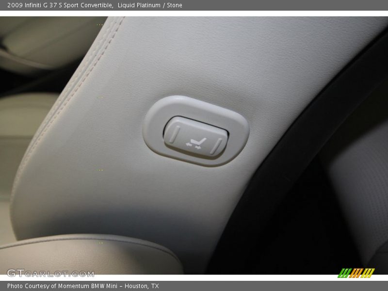 Liquid Platinum / Stone 2009 Infiniti G 37 S Sport Convertible