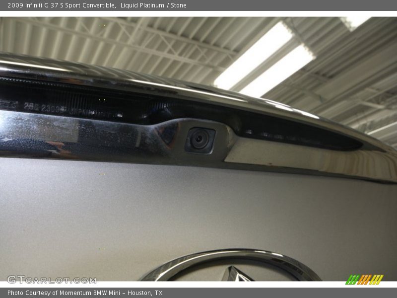 Liquid Platinum / Stone 2009 Infiniti G 37 S Sport Convertible