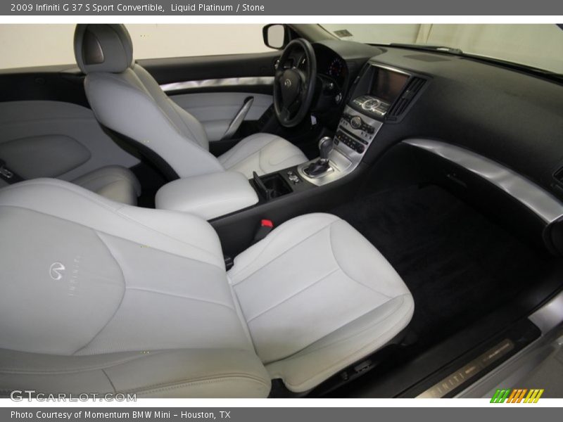  2009 G 37 S Sport Convertible Stone Interior