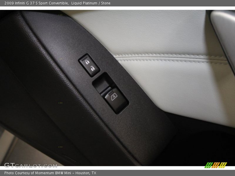 Liquid Platinum / Stone 2009 Infiniti G 37 S Sport Convertible