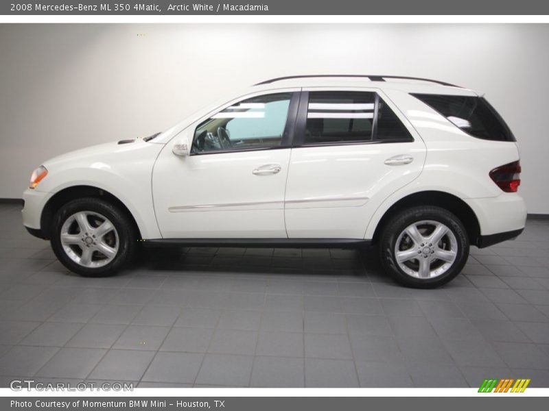 Arctic White / Macadamia 2008 Mercedes-Benz ML 350 4Matic