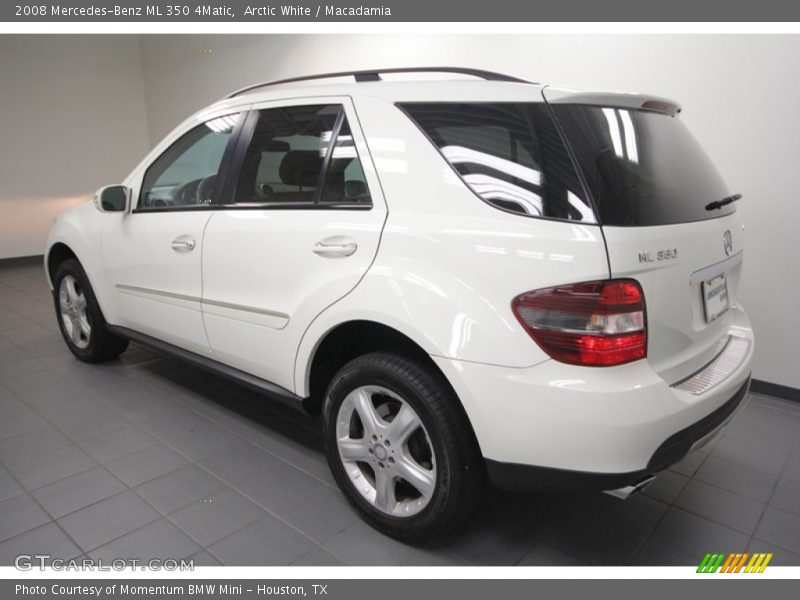 Arctic White / Macadamia 2008 Mercedes-Benz ML 350 4Matic