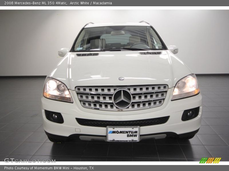 Arctic White / Macadamia 2008 Mercedes-Benz ML 350 4Matic