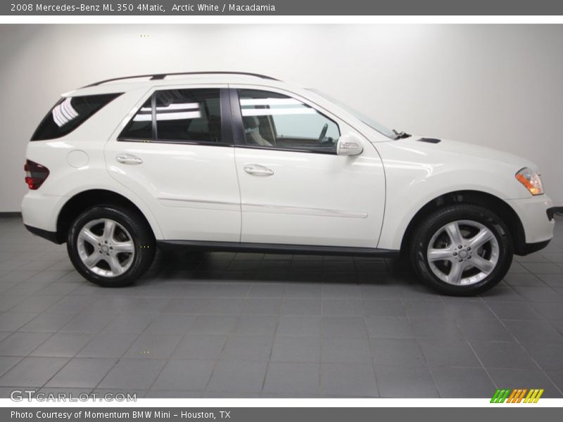 Arctic White / Macadamia 2008 Mercedes-Benz ML 350 4Matic
