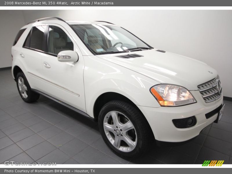 Arctic White / Macadamia 2008 Mercedes-Benz ML 350 4Matic