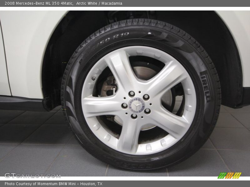 Arctic White / Macadamia 2008 Mercedes-Benz ML 350 4Matic