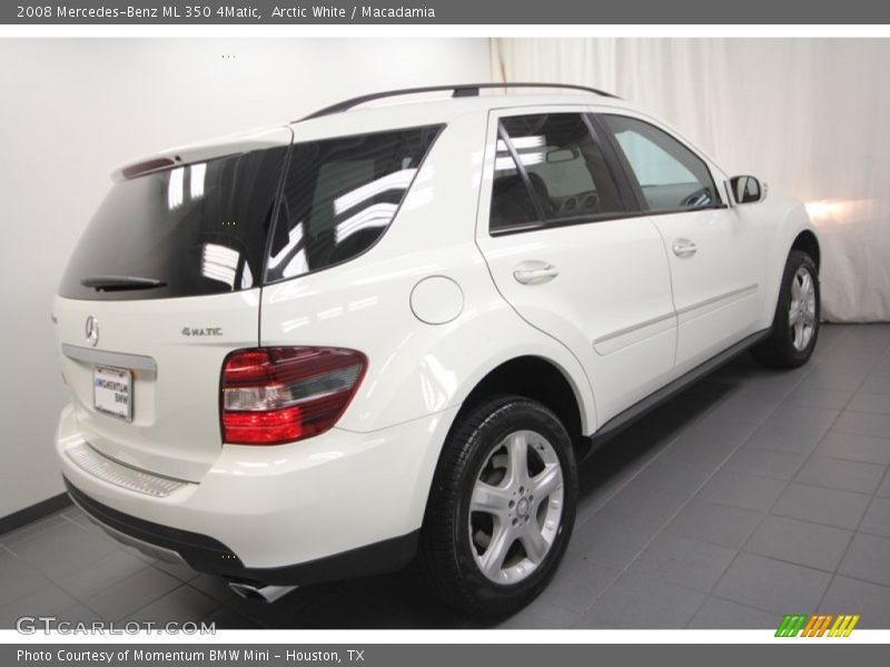 Arctic White / Macadamia 2008 Mercedes-Benz ML 350 4Matic