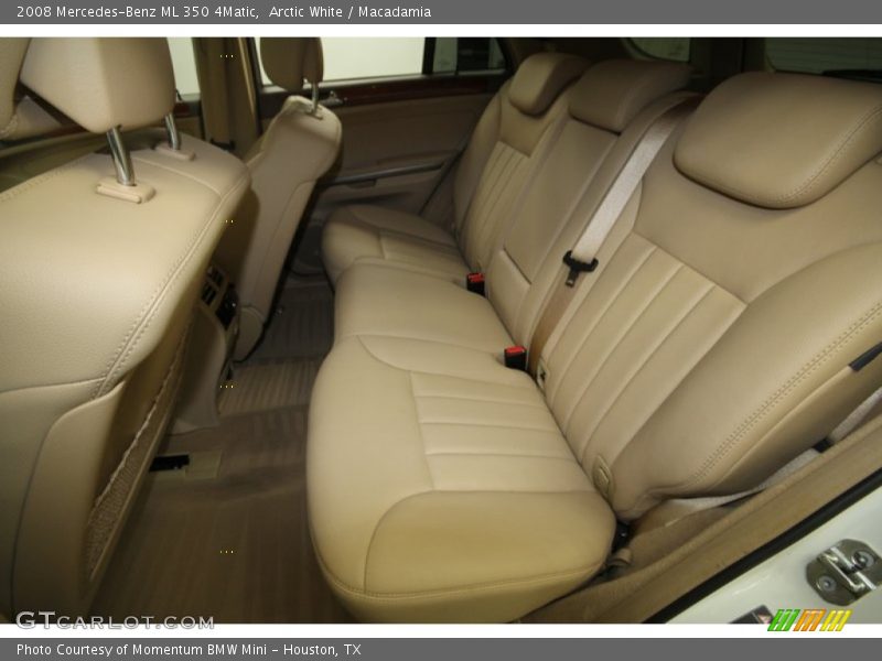 Arctic White / Macadamia 2008 Mercedes-Benz ML 350 4Matic