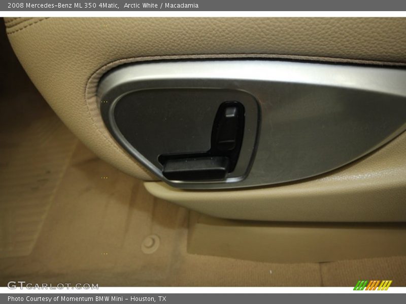 Arctic White / Macadamia 2008 Mercedes-Benz ML 350 4Matic