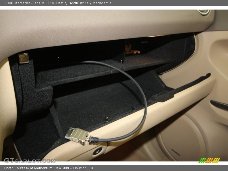 Arctic White / Macadamia 2008 Mercedes-Benz ML 350 4Matic